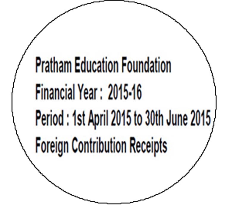 FCRA Declaration - April 2015 to June 2015 